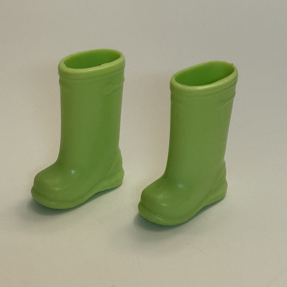 Mattel Barbie Light Green Rain Boots Snow Slip On Doll